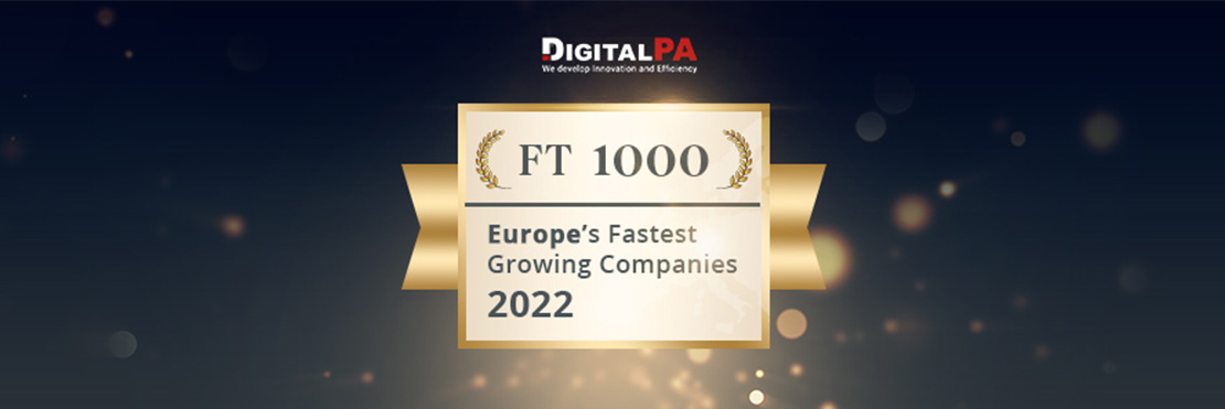 DigitalPA debuts in the Financial Times FT 1000 2022 ranking