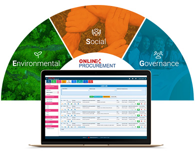 Software Online Procurement per la valutazione e il monitoraggio dei criteri ESG