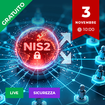 Webinar NIS2 e fornitori del 3 novembre sulla sicurezza della catena di fornitura