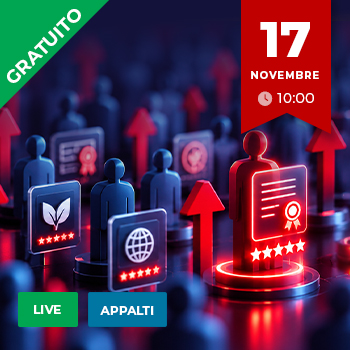 Webinar gratuito sulla qualificazione dei fornitori, 17 novembre ore 10:00, in diretta